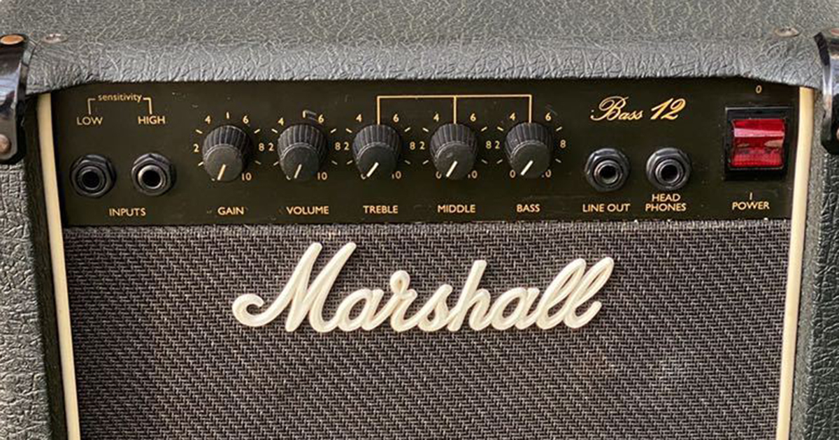 Marshall Bass12 ベースアンプ 12W - ベース